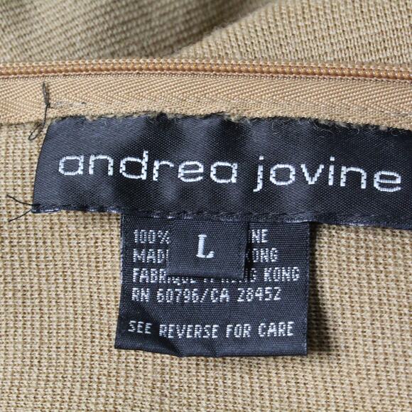Vintage Andrea Jovine Wool Dress Large - Picture 8 of 10